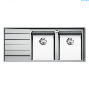 chau rua bat inox european series model ks11650 2b ban trai kitchen sink 1 Chậu rửa bát Konox European Premium KS11650 2B – Bàn tráiSiphon, giá úp bát inox Tổng kho vòi chậu SCO