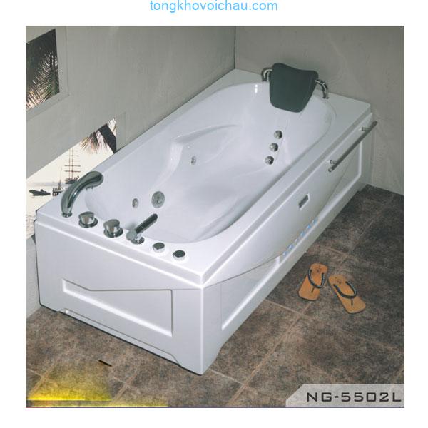 Bồn tắm massage Nofer NG-5502PL (sục khí, đế ngọc trai)