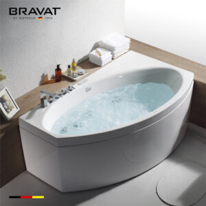 Bồn tắm massage Bravat B25410W-2 (sục khí) 1.7 m