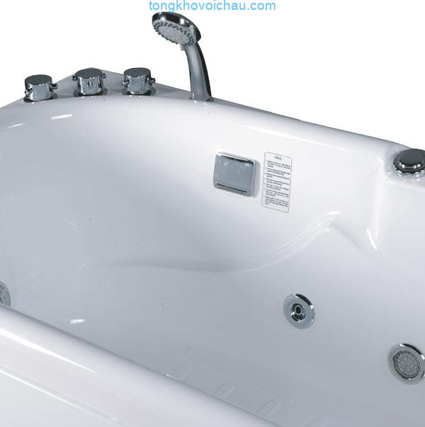 Bồn tắm massage Acrylic MICIO WM-160L (Yếm trái)