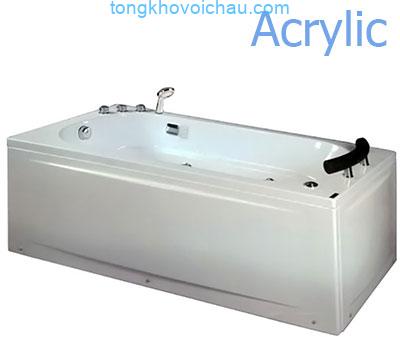 Bồn tắm massage Acrylic MICIO WMN-170L (Yếm trái)